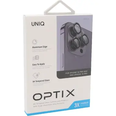 UNIQ OPTIX CAMERA LENS IPHONE 14 PRO AND PRO MAX | PURPLE